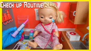 Baby Alive doll Lulu's check up Routine