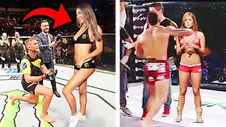 10 Shocking Moments Between MMA Fighters & Ring Girls