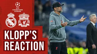 KLOPP'S REACTION: Real Madrid 1-0 Liverpool | Reds boss reacts to Champions League exit