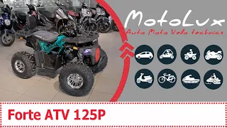 Forte ATV 125P відеоогляд квадроцикла || Форте АТВ 125П синий видеообзор квадроцикла