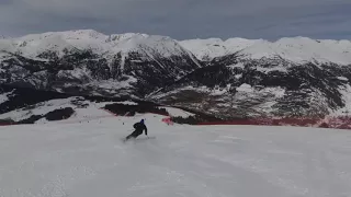 Andorra Grandvalira (El Tarter). Aliga piste (Black) - Clear