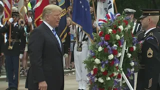 President Trump Visits Tomb of the Unknown Soldier