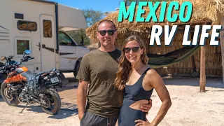 Camping on a SECRET Beach in Baja (Dreamy RV Life in Mulege Mexico)