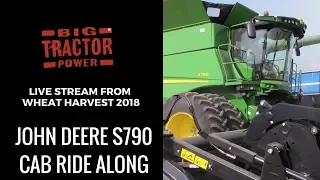 🔴 John Deere S790 Combine in Wheat Harvest 2018