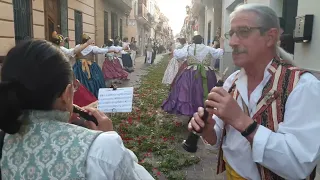 Escola de danses El Piló de Burjassot. Processó del Corpus de 30/05/2024.