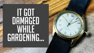 His Grandfather's Vintage Watch Stopped Working While Gardening...