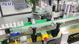 P&M Promixer Automatic Single Head Rotor Pump Filling, Capping and Labeling Production Line