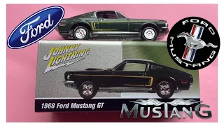 Unboxing Johnny Lightning 1968 Ford Mustang GT