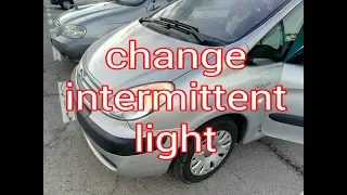 Citroen Xsara Picasso, Change Intermittent Light