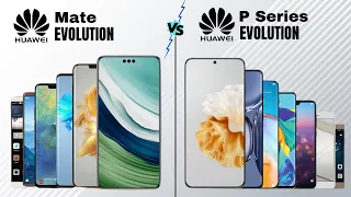 Evolution Of Huawei Mate vs Evolution Of Huawei P Series