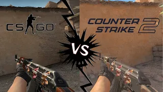 CSGO vs CS2 (guns)