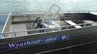 Алюминиевый катер Wyatboat-490С спецзаказ (Вятбот-490С)