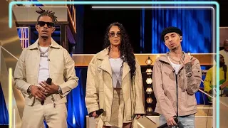 N-Dubz performing on The Lateish Show with Mo Gilligan