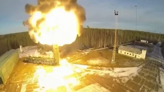 Запуск МБР «Тополь» с космодрома Плесецк в рамках плановой тренировки ВС РФ