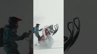 Skidoo Wheelie Power 🚀 @jaymentaberry4990 #snowmobile #sendit #winter #skidoo #brp #sledheadzzz