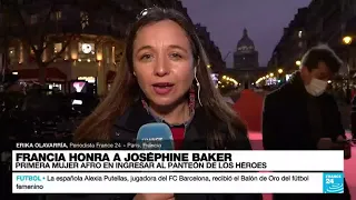 Informe desde París: el camino de actos destacados que llevan a Baker al Panteón de los héroes