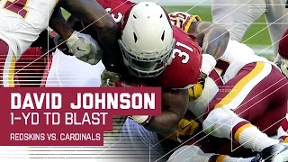 David Johnson's 1-Yard TD Blast! | Redskins vs. Cardinals | NFL