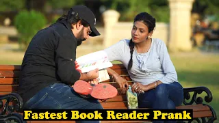 Fastest Book Reader Prank | Pranks In Pakistan | Humanitarians