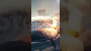 Soul leaving dead patient in hospital stock video