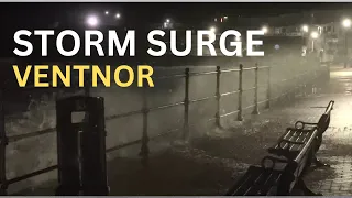 Storm surge & high Spring tide, Ventnor, Isle of Wight.... 8-9 April 2024