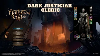 Baldur's gate 3 build guide Dark Justiciar Cleric (Cleric/Monk)