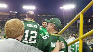 Walking In To Lambeau Field