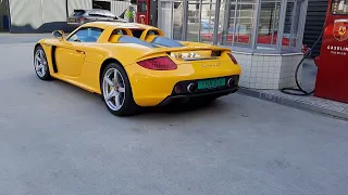 porsche carrera GT start-up and revs