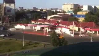 Взрыв авто-заправки в Махачкале.