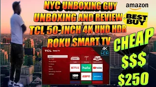 TCL 50-inch 4K 4 Series Smart TV Unboxing and Review 4K