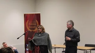 Andrew Judd and Maori Party's Marama Fox at Victoria University! - 09/05/2017