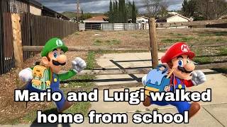 SME Moive: Mario and Luigi walked home from home from school