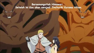 Naruto memberi Himawari Kurama Hitam - Inilah alasan Jura bisa merasakan Kyubi di tubuh Himawari