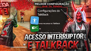 MELHOR FUNÇÕES DO TALKBACK + ACESSO INTERRUPTOR 💉🩸 (melhor configuração do momento) Android e Ios ⚙️