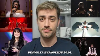 KOMENTARIŠEM NASTUPE I PESME SA PESME ZA EVROVIZIJU 2024. | Nenad Ulemek