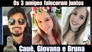 Túmulos e homenagem a Cauê, Bruna e Giovana | Cemitério da Saudade, Bauru.