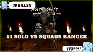 How to play Ranger in Dark and Darker Solo Vs Squads - 10 Kills 1v3 in The Hallowing Crypts
