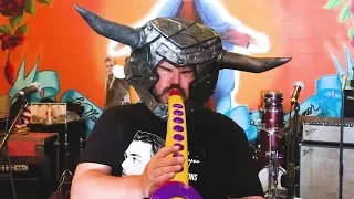 Jack Black plays Sax-A-Boom