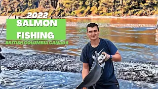 Словил монстра в реке | Рыбалка на лосося в реке Канады British Columbia | Лицензия на рыбную ловлю
