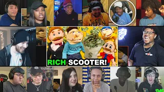 SML Movie: Rich Scooter [REACTION MASH-UP]#20