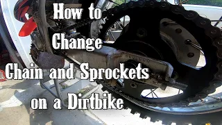 How To Change Chain and Sprockets On A Dirtbike