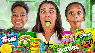 LAST PERSON TO STOP EATING SOUR FOODS WINS!