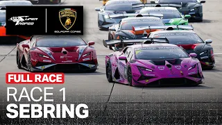 Race 1 – 2024 Lamborghini Super Trofeo At Sebring International Raceway