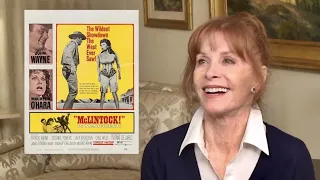 "McLintock!" Stefanie Powers' John Wayne memories, difficult horses & Gene Autry! A WORD ON WESTERNS