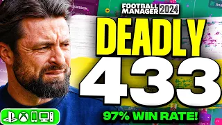 Russell's DEADLY 4-3-3 FM24 Tactic! | 97% Win Rate! + Treble Winning!