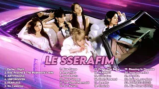 LESSERAFIM (르세라핌) ALL SONGS PLAYLIST 2023 UPDATED | Perfect Night