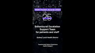 BEST support for patients with escalated behaviour and frontline staff