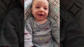 Parent Convinces Upset Baby to Smile Instead || ViralHog