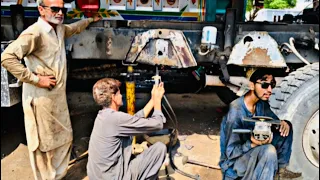 Three Pieces of Hino Truck Frame are Broken and Repaired