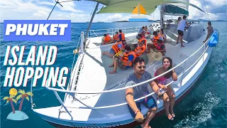 Phuket Island hopping by Yacht ⛵|  Racha Island & Coral Island tour by Catamaran Yacht