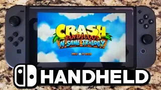Crash Bandicoot N. Sane Trilogy Switch Handheld Gameplay & Graphics! How Well Does It Run?